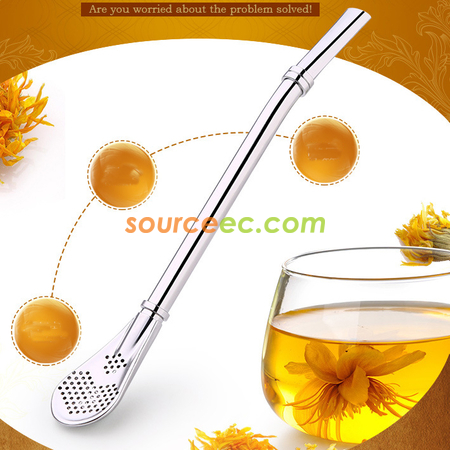 Customization Stainless Steel Straw Spoon Corporate Gifts