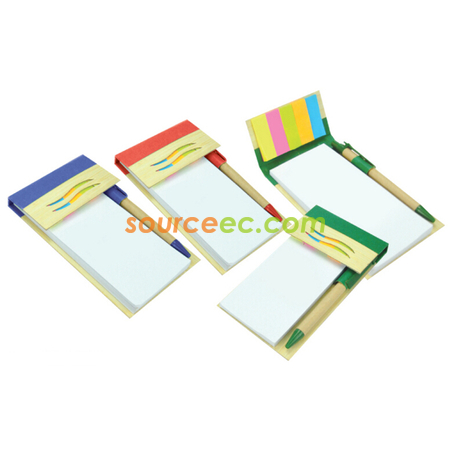 Eco Memo Pad With Pen