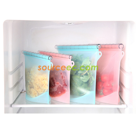 Customization Reusable Silicone Food Storage Bag Corporate Gifts