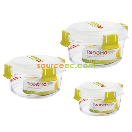 Round Shape Transparent Lunch Box