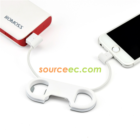 Customization Charge Cable With Bottle Opener Corporate Gifts