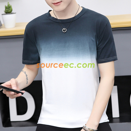 Customization Gradient Colors Printed T-Shirt Corporate Gifts