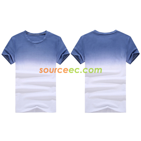 Customization Gradient Colors Printed T-Shirt Corporate Gifts