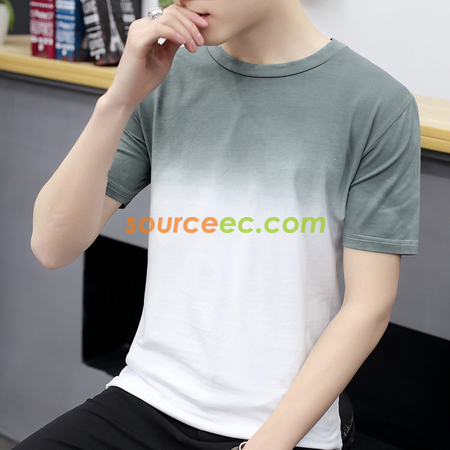 Customization Gradient Colors Printed T-Shirt Corporate Gifts