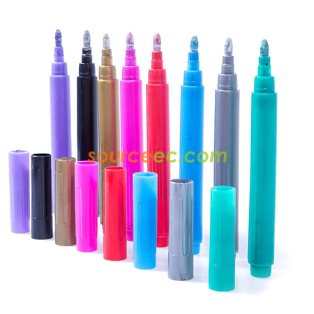 Customization Wine Glass Metallic Markers Corporate Gifts