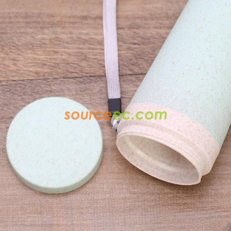 Customization 300ML Wheat Straw Double Insulated Cup Corporate Gifts