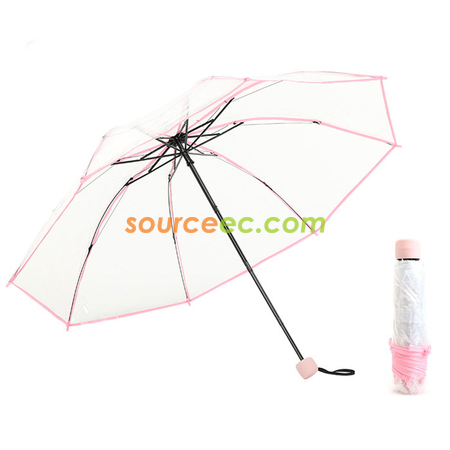 Customization Transparent Folding Umbrella Corporate Gifts