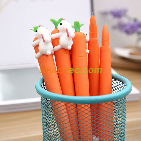 Customization Rabbit Carrot Advertising Pen Corporate Gifts