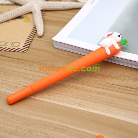 Customization Rabbit Carrot Advertising Pen Corporate Gifts