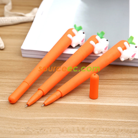 Customization Rabbit Carrot Advertising Pen Corporate Gifts