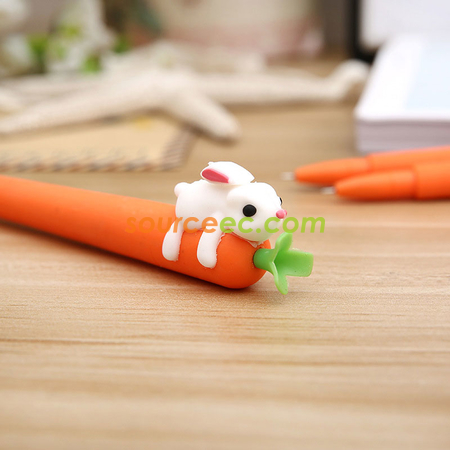 Customization Rabbit Carrot Advertising Pen Corporate Gifts