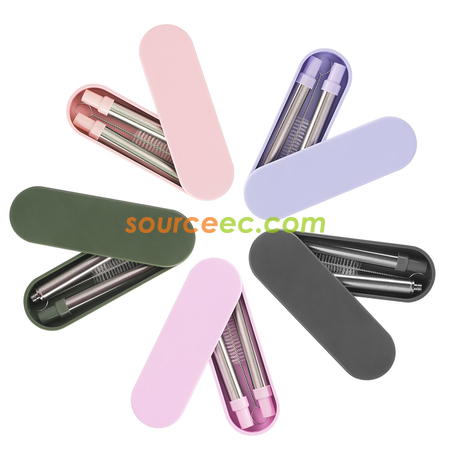 Customization Collapsible Stainless Steel Straw Corporate Gifts