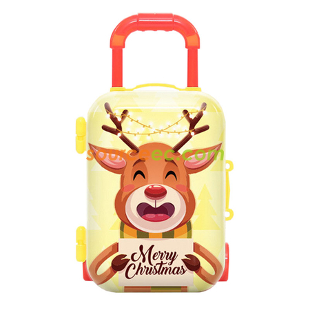 Customization Luggage-shape Tinplate Storage Box Corporate Gifts