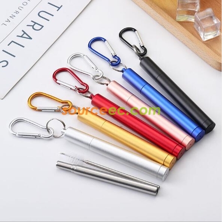 Customization Stainless steel straw set Corporate Gifts