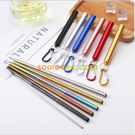 Customization Stainless steel straw set Corporate Gifts