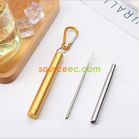 Customization Stainless steel straw set Corporate Gifts