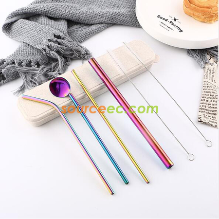 Customization Stainless steel straw set Corporate Gifts