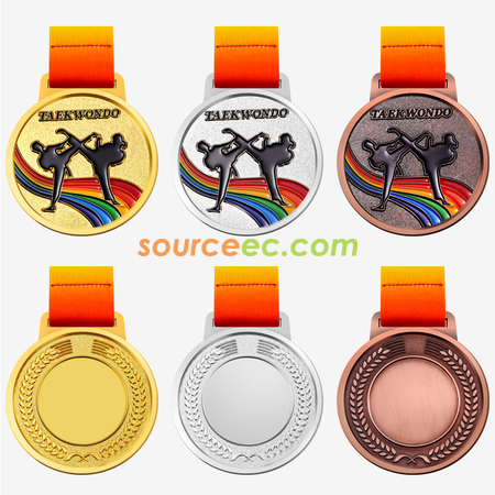 Customization Colorful Taekwondo Medal Corporate Gifts