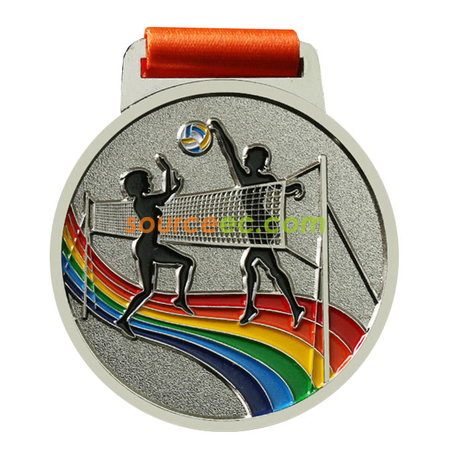 Customization Colorful Volleyball Medal Corporate Gifts