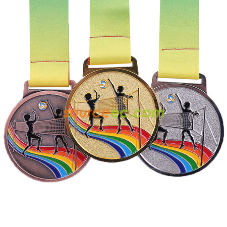 Customization Colorful Volleyball Medal Corporate Gifts