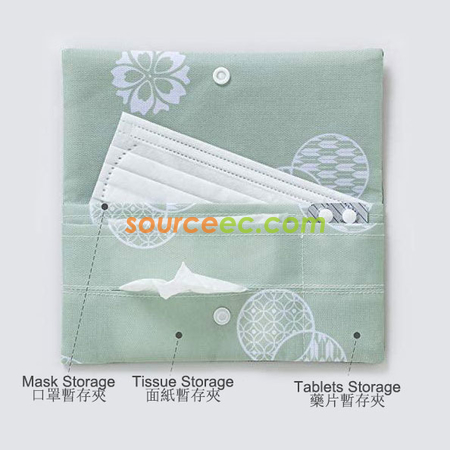Customization Mask Tissue Storage Bag Corporate Gifts