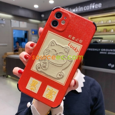Customization Embossed embroidery phone case Corporate Gifts
