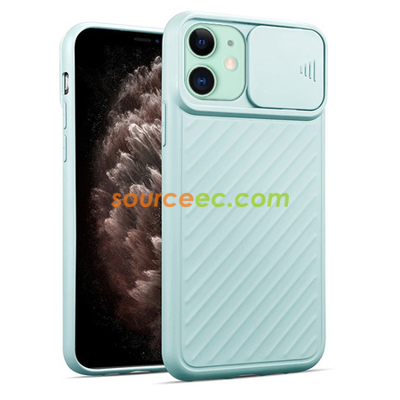 Soft phone case with sliding window