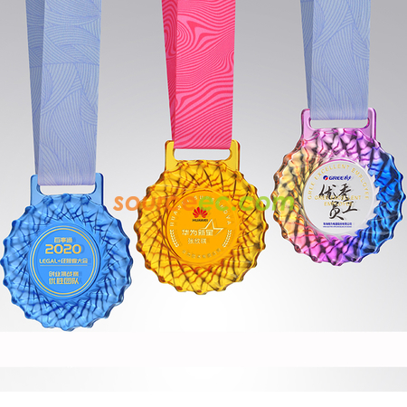Customization Colored Glaze Medals Corporate Gifts