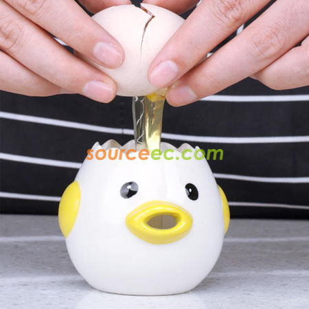 Cute Cartoon Ceramic Egg Divider