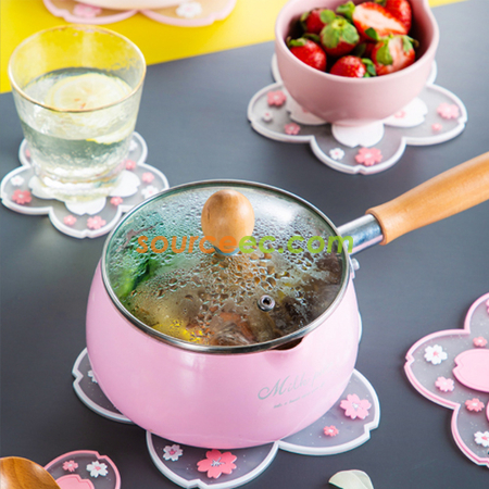 Customization Sakura PVC Heat Insulation Pad Corporate Gifts