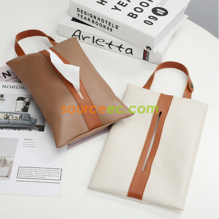 Customization PU Tissue Bag Corporate Gifts