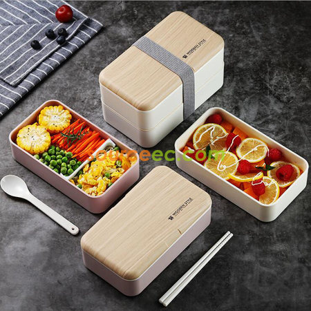 Customization Double layer Bento Box Corporate Gifts