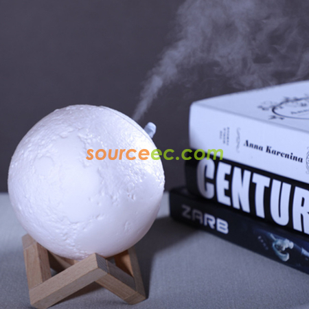 Customization 3D Moon Lamp With Humidifier Corporate Gifts