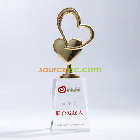 Customization Metal Crystal Trophy Corporate Gifts