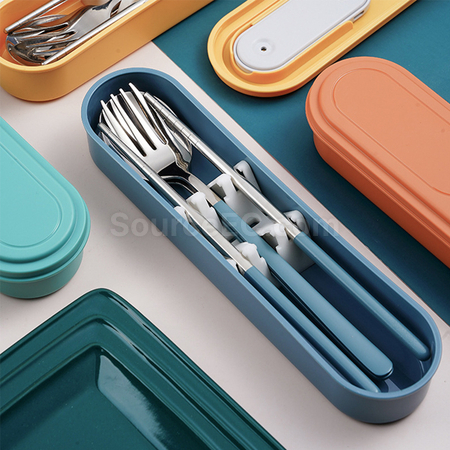 Customization Stainless Steel Tableware With UV Sterilizer Corporate Gifts