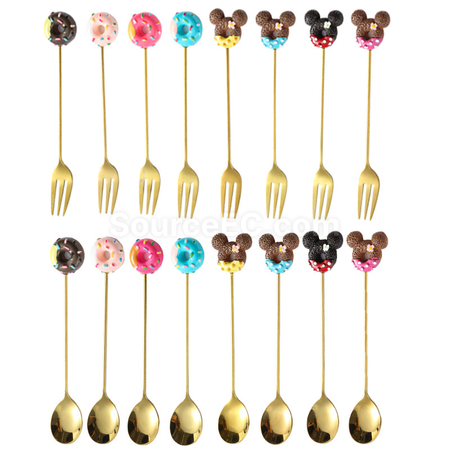 Coffee Spoon Fork Set
