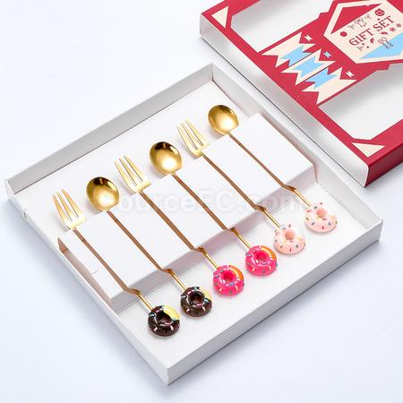 Customization Coffee Spoon Fork Set Corporate Gifts