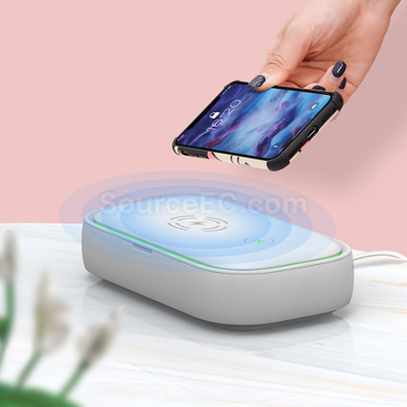 Customization Multifunctional Wireless Charging Ultraviolet Disinfection Box Corporate Gifts