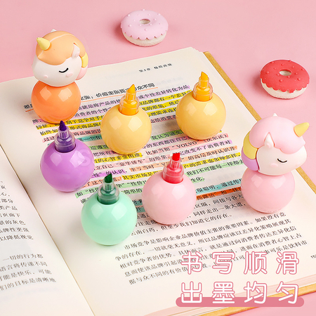Customization Unicorn Highlighter Corporate Gifts
