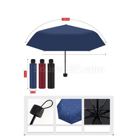 Customization Glass Umbrella Set Corporate Gifts