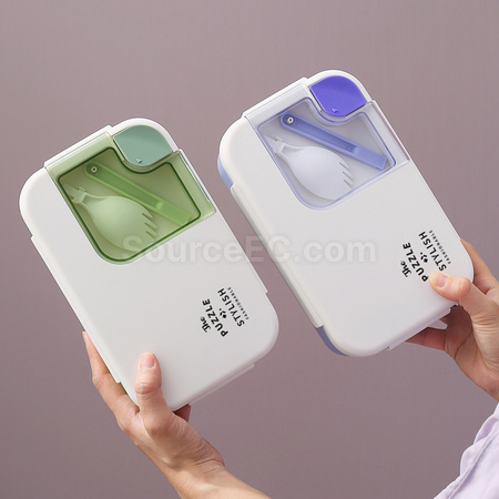 Customization Portable Lunch Box With Tableware Corporate Gifts
