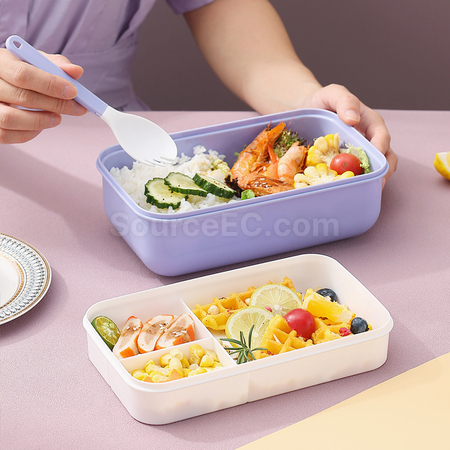 Customization Portable Lunch Box With Tableware Corporate Gifts