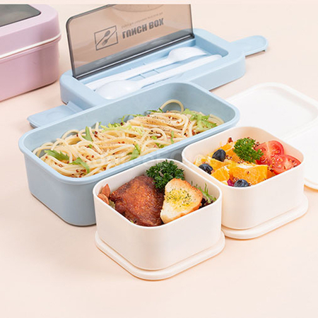 Customization Lunch Box With Tableware Corporate Gifts