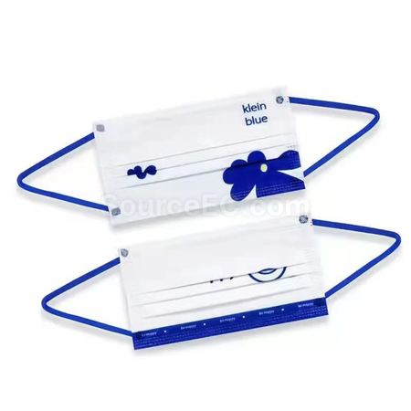 Customization Klein Blue Disposable Face Mask Corporate Gifts