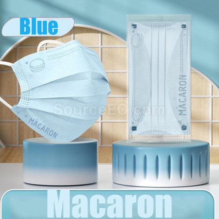 Customization Klein Blue Disposable Face Mask Corporate Gifts