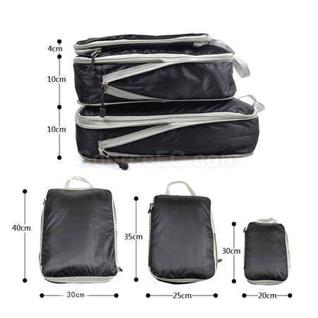 Customization 3PCS  Compression Packing Cubes Corporate Gifts