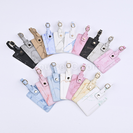 Customization PU Luggage Tag and Passport Case Gift Set Corporate Gifts