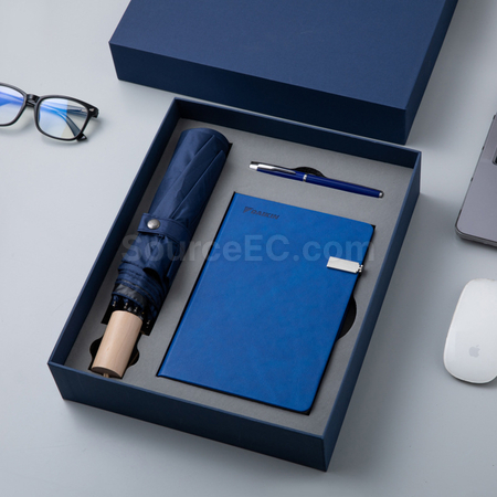Customization Umbrella+Pen+Notebook Set Corporate Gifts