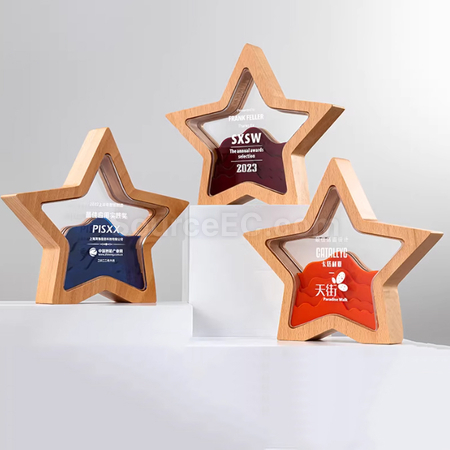 Wooden Acrylic Trophy