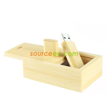 Environmental Friendly USB Flash Disk Wooden  Box